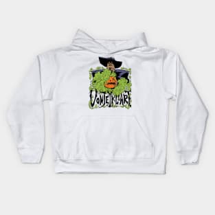 Vonjekyllart Logo Green Smoke Kids Hoodie